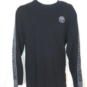 Harley Davidson Black Skull Sweatshirt Large